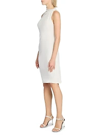 Stretch Crepe Jersey Dress