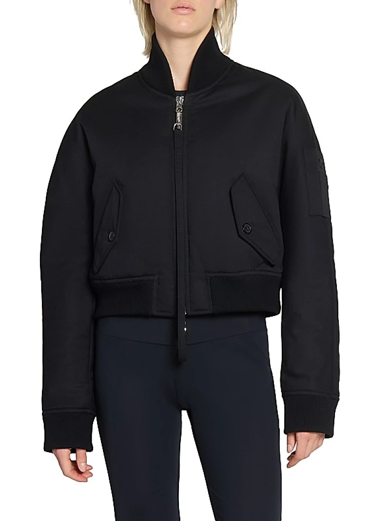 Crop Bomber Jacket