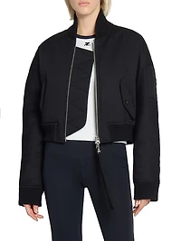 Crop Bomber Jacket