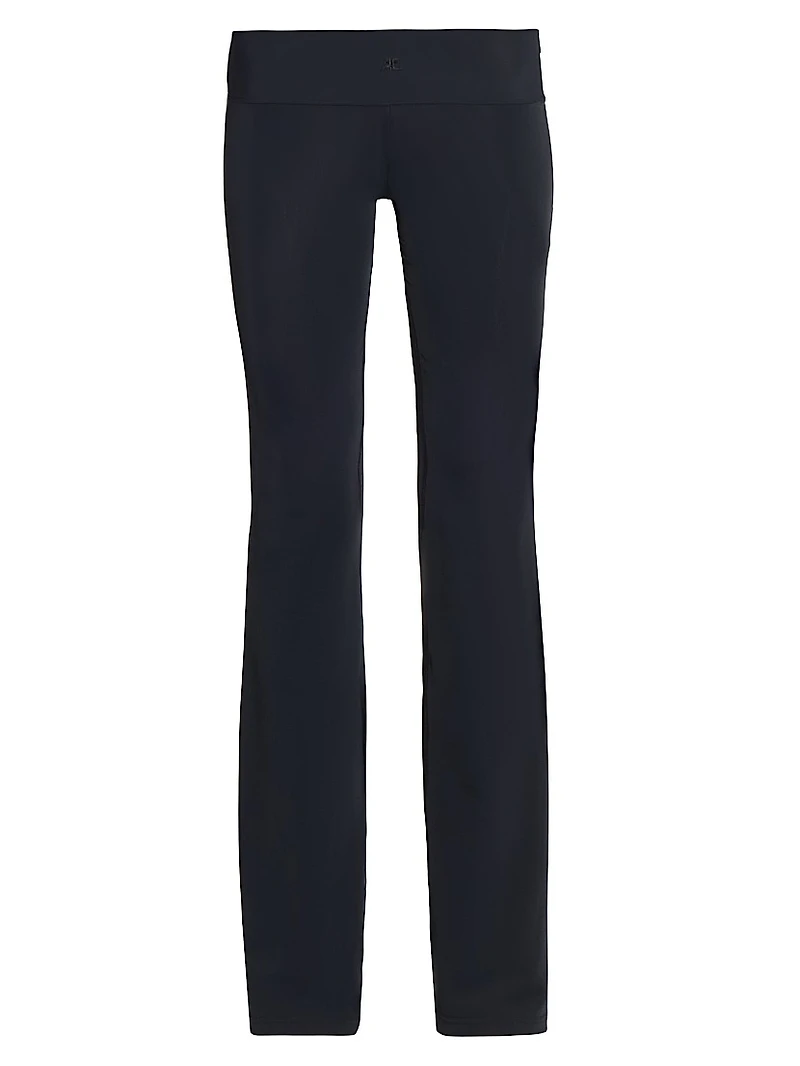 Stretch-Scuba Boot-Cut Pants