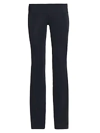Stretch-Scuba Boot-Cut Pants