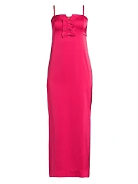 Jean Bow Midi-Dress