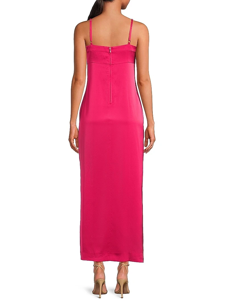 Jean Bow Midi-Dress