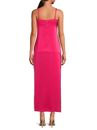 Jean Bow Midi-Dress