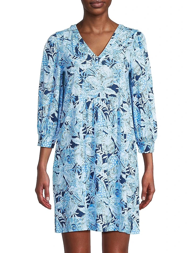 Cass Floral Cotton Dress