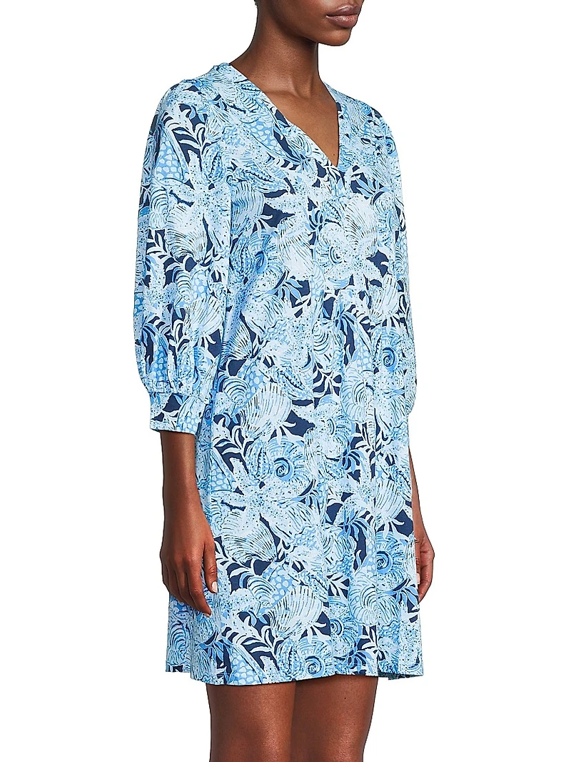 Cass Floral Cotton Dress
