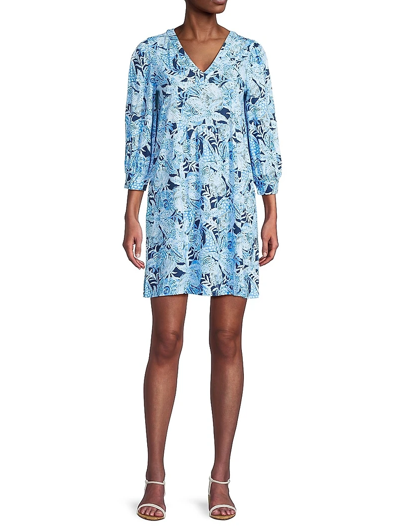 Cass Floral Cotton Dress