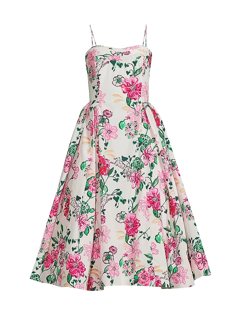 Lillyanna Floral Fit-&-Flare Dress