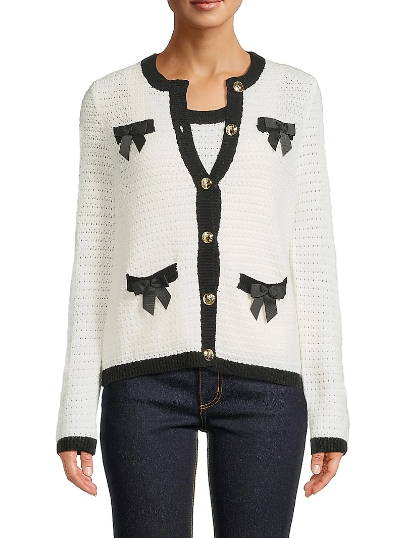 Valoria Bow Sweater Set
