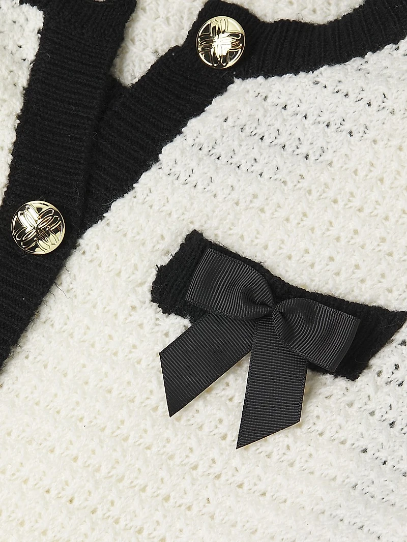 Valoria Bow Sweater Set