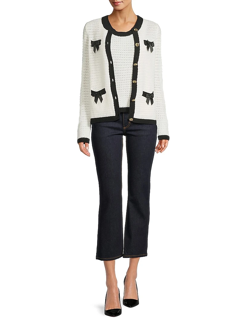 Valoria Bow Sweater Set