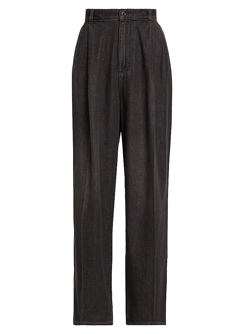 Pleated Trouser Jeans