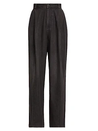 Pleated Trouser Jeans