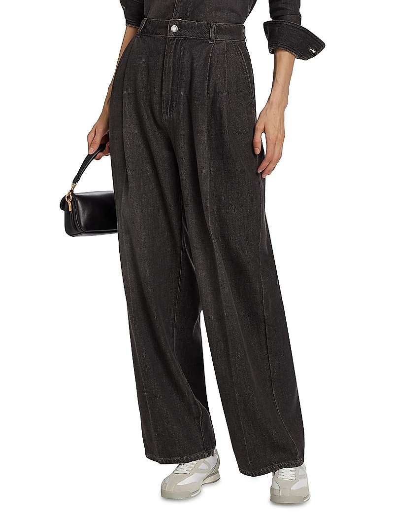 Pleated Trouser Jeans