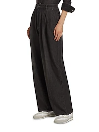 Pleated Trouser Jeans