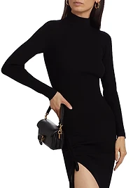 Merino Ruched Maxi Dress