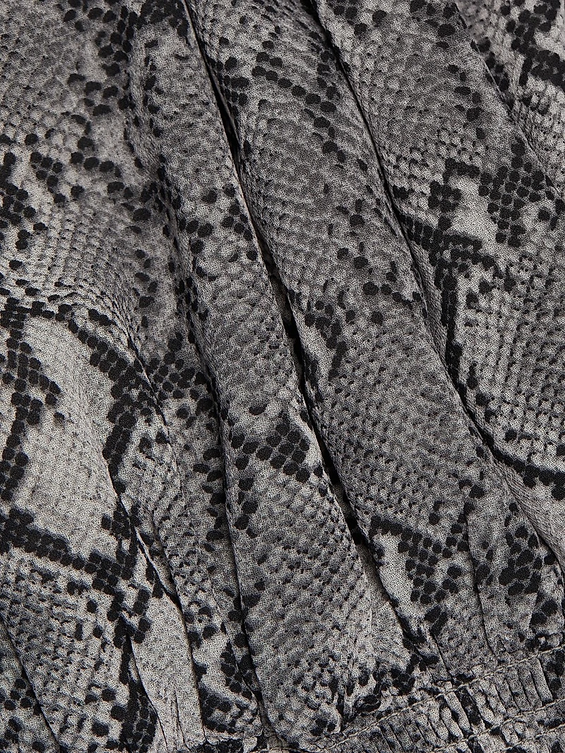 Boatneck Smocked Maxi Dress