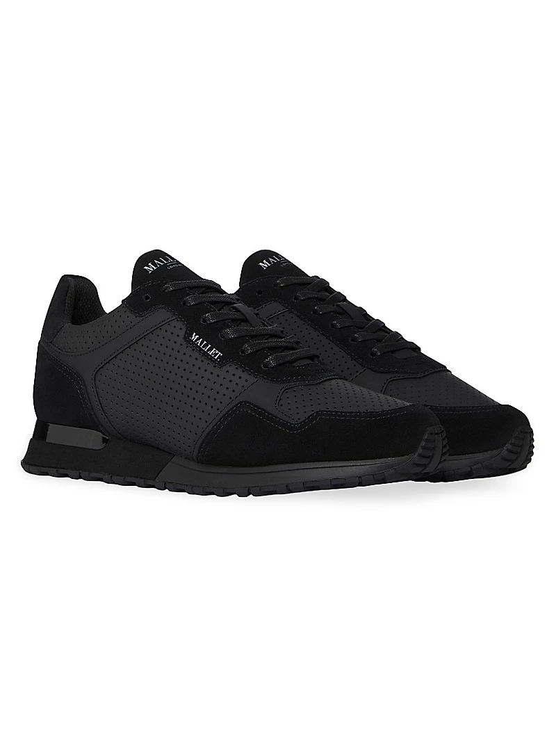Lowman Perforated Leather Sneakers