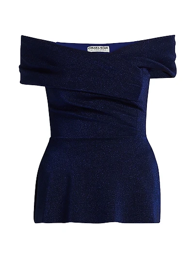 Mique Sugar Twisted Off-The-Shoulder Top