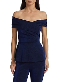 Mique Sugar Twisted Off-The-Shoulder Top