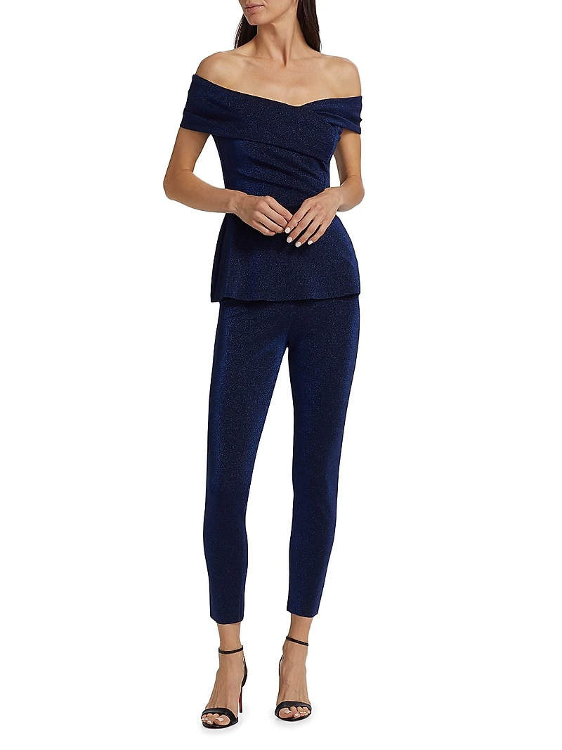 Mique Sugar Twisted Off-The-Shoulder Top