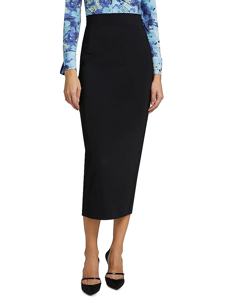Luminette Pencil Midi-Skirt