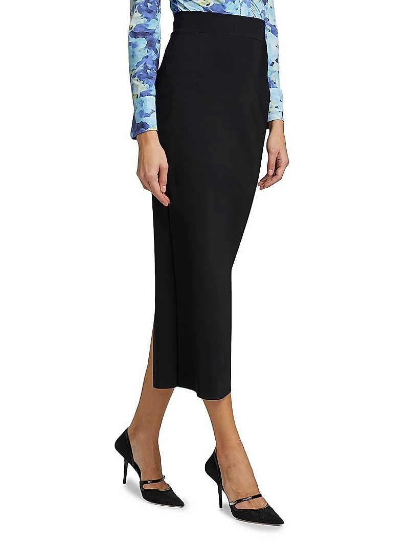 Luminette Pencil Midi-Skirt