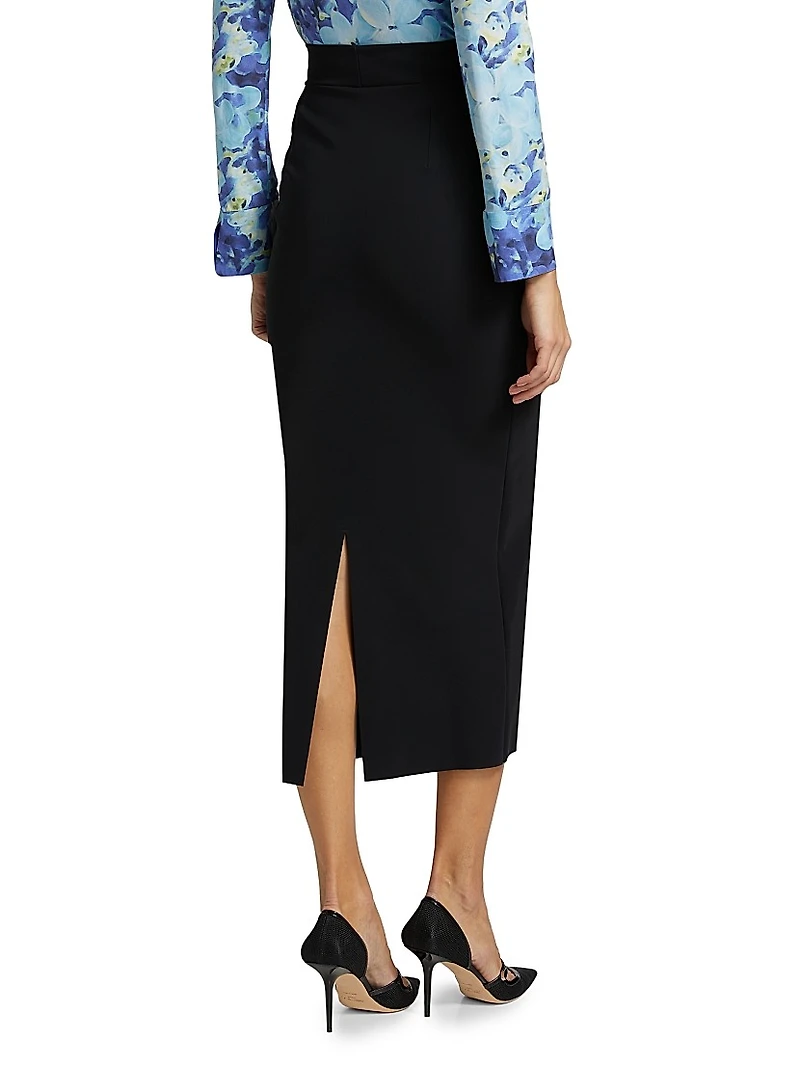Luminette Pencil Midi-Skirt