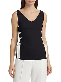Agaty Lace-Up Top