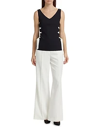 Agaty Lace-Up Top