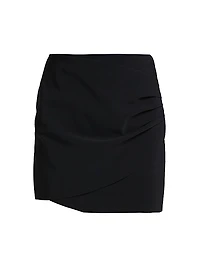 Dijent Ruched Miniskirt