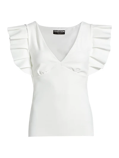 Buncho Ruffle-Sleeve Top