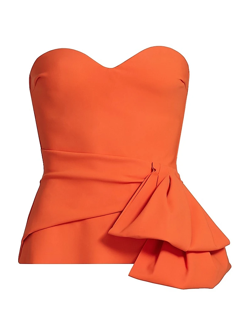 Leapy Strapless Bow Top