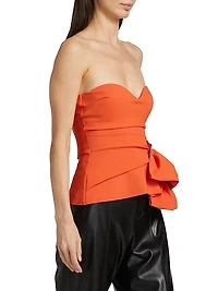 Leapy Strapless Bow Top