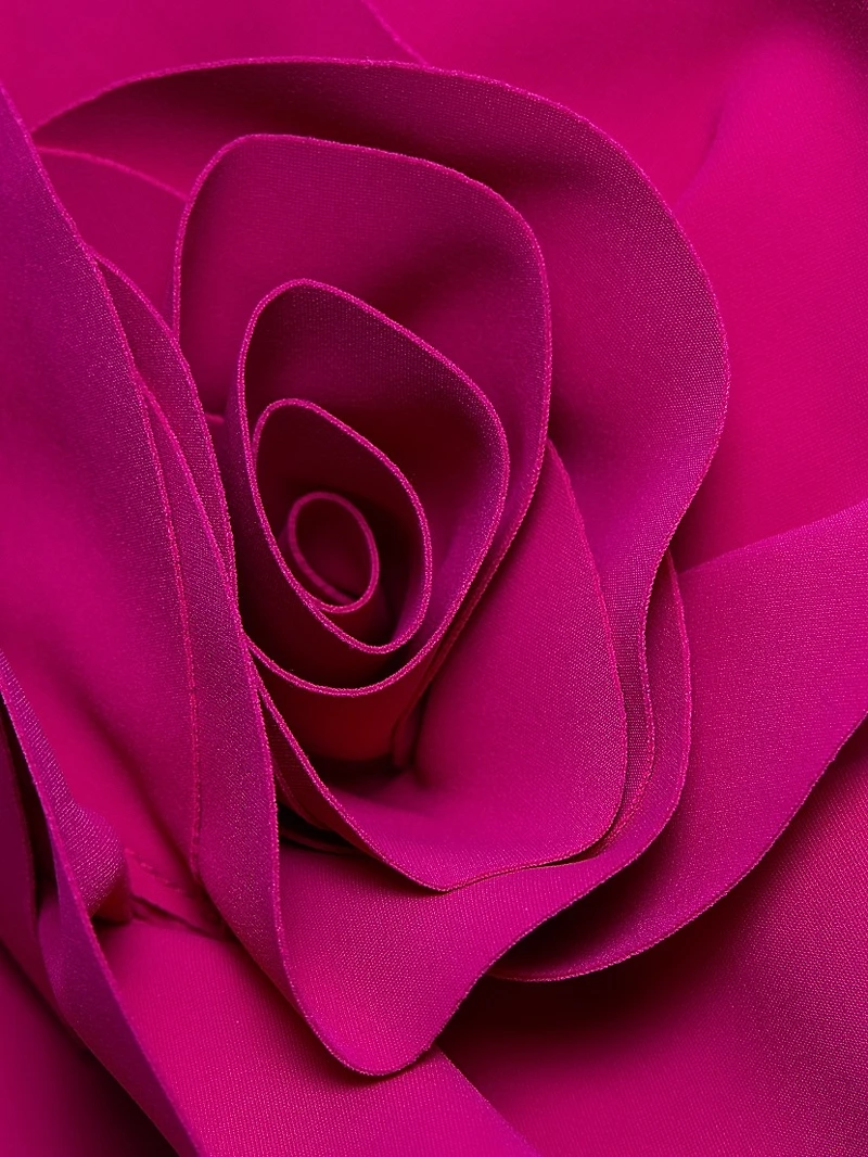 Flower V-Neck Ruched Top