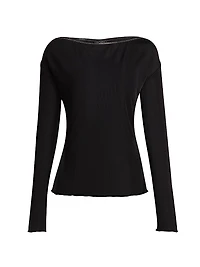 Gwenyth Embellished Jersey Top