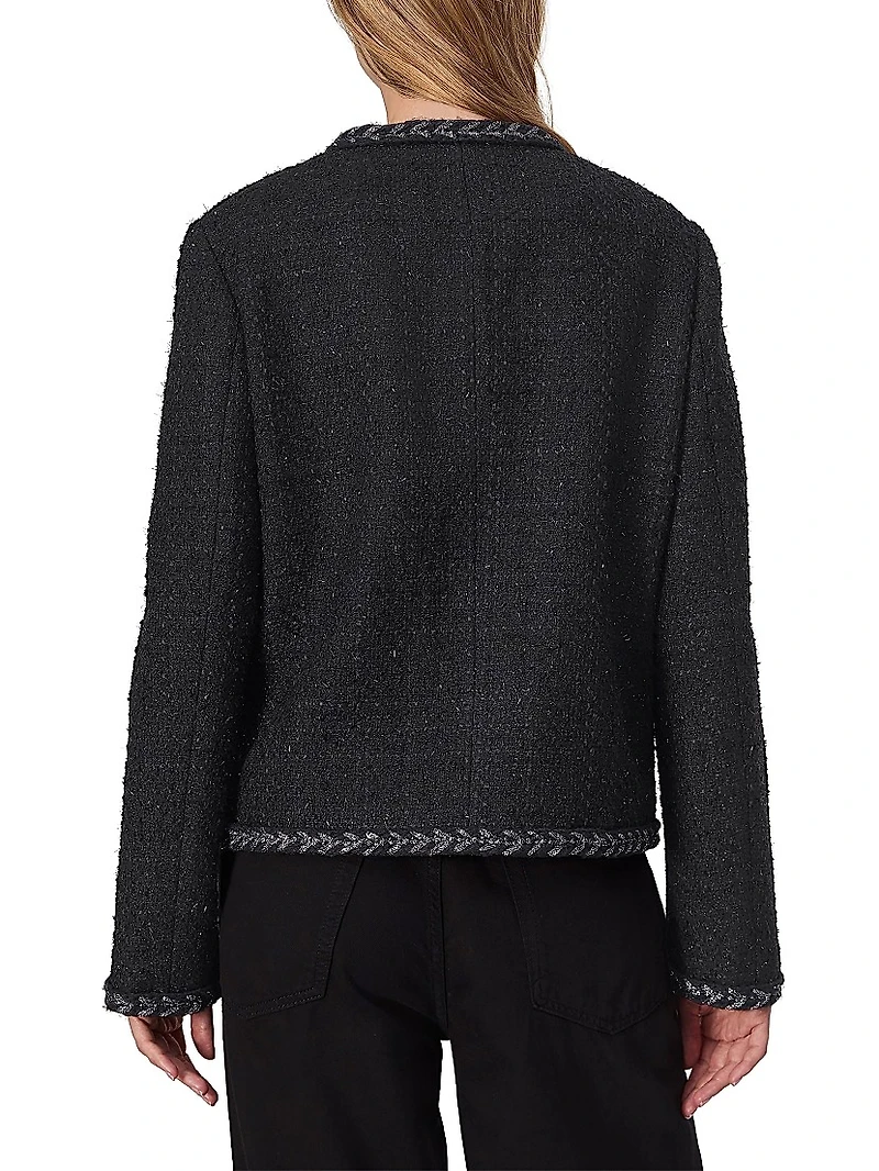 Mirabelle Tweed Button-Up Jacket