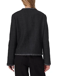 Mirabelle Tweed Button-Up Jacket