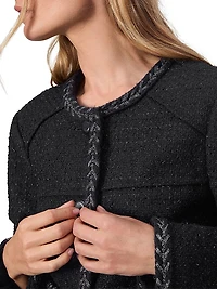 Mirabelle Tweed Button-Up Jacket