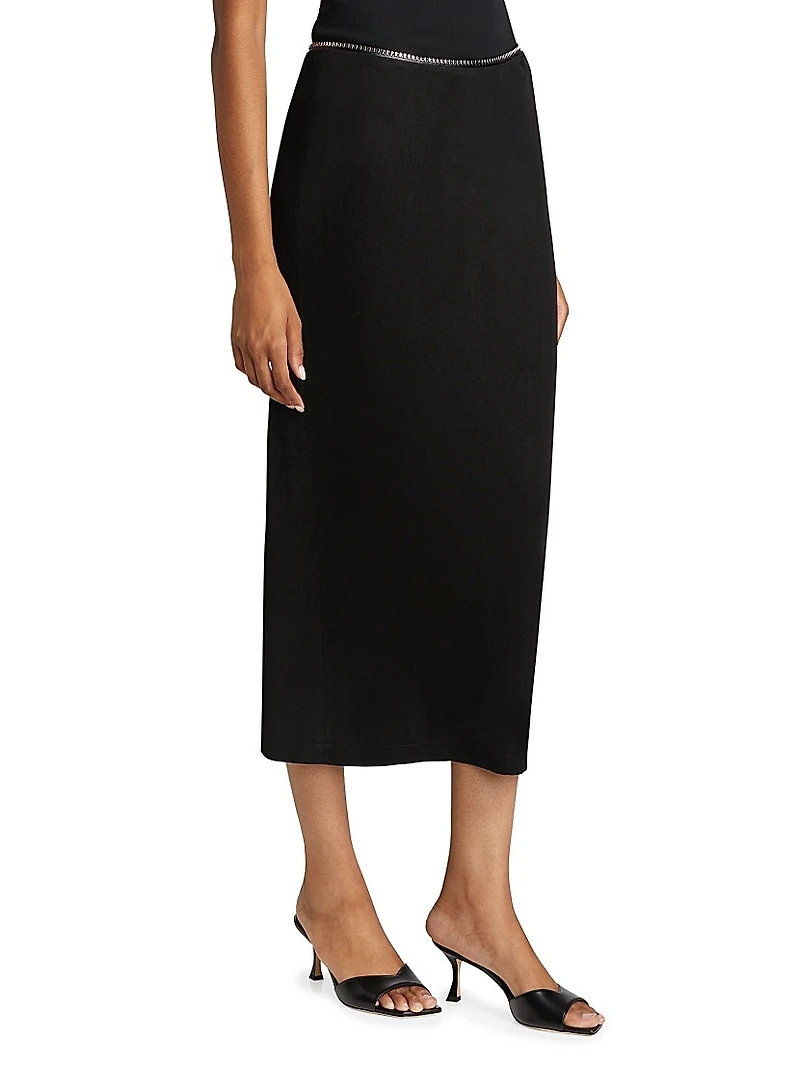 Gwenyth Embellished Midi-Skirt