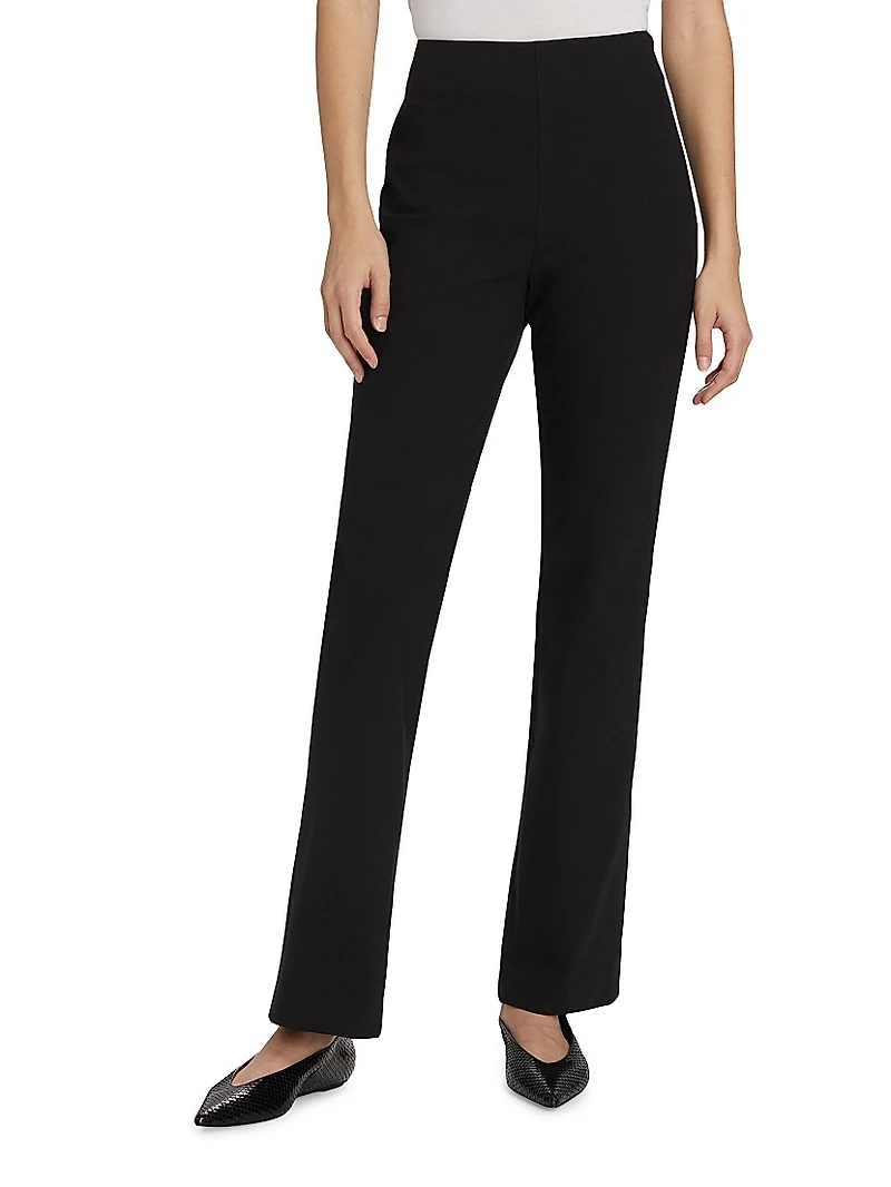 Simone High-Rise Boot-Cut Pants