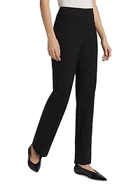 Simone High-Rise Boot-Cut Pants