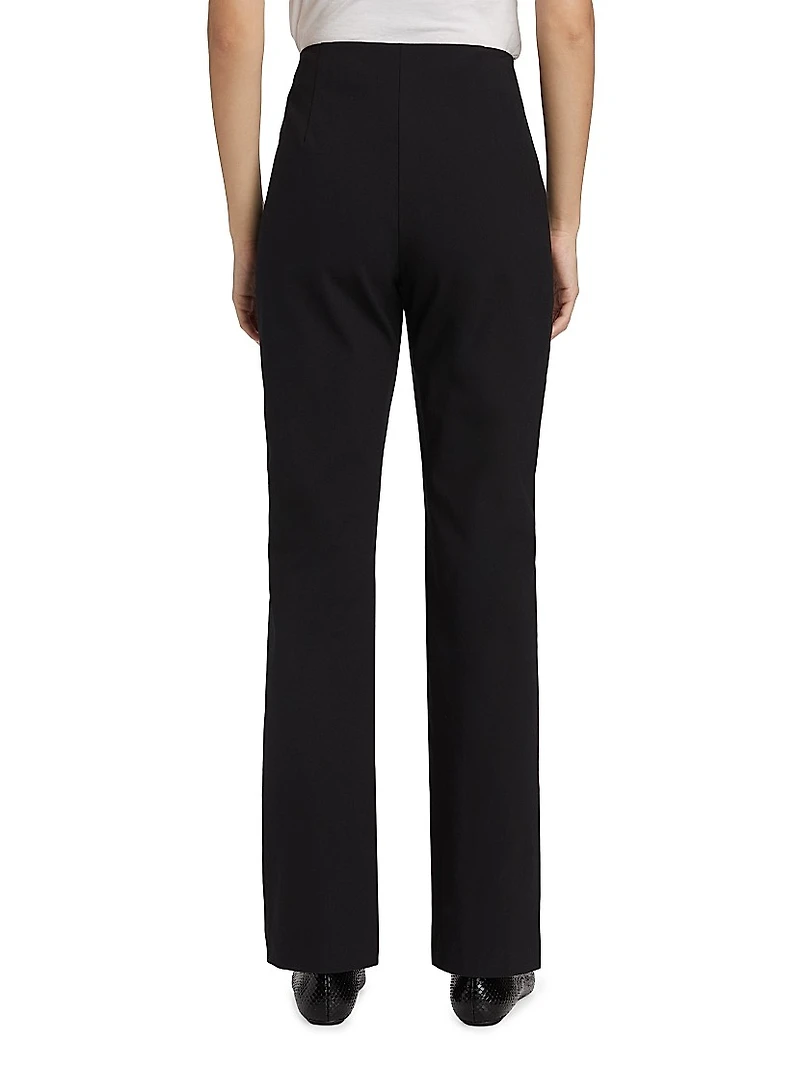 Simone High-Rise Boot-Cut Pants