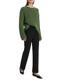 Simone High-Rise Boot-Cut Pants
