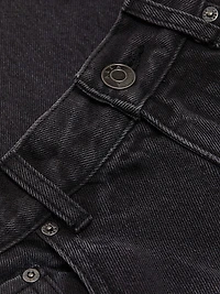 Crystal Slit High-rise Straight-Leg Jeans