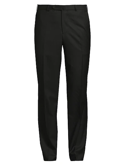 Basic Extended-Tab Wool Trousers