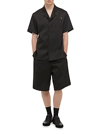 Modest Woven Jacquard Camp Shirt