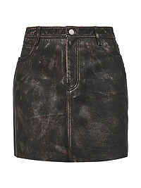 Bonnie Leather Skirt