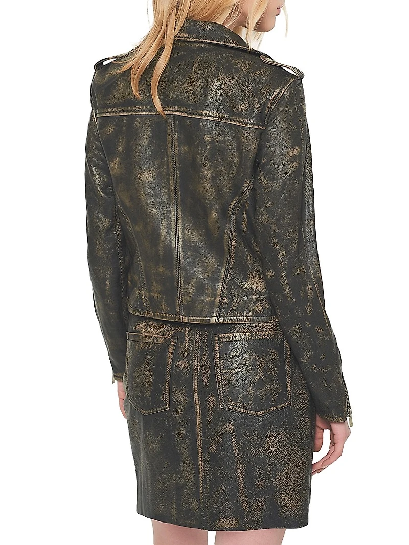 Bonnie Leather Skirt