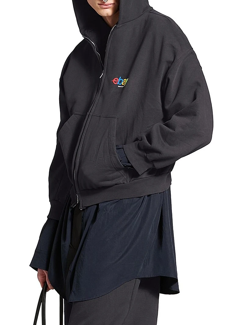 Ebay Zip-Up Hoodie Regular Fit